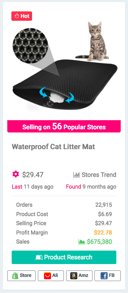 Waterproof Pet Cat Litter Mat