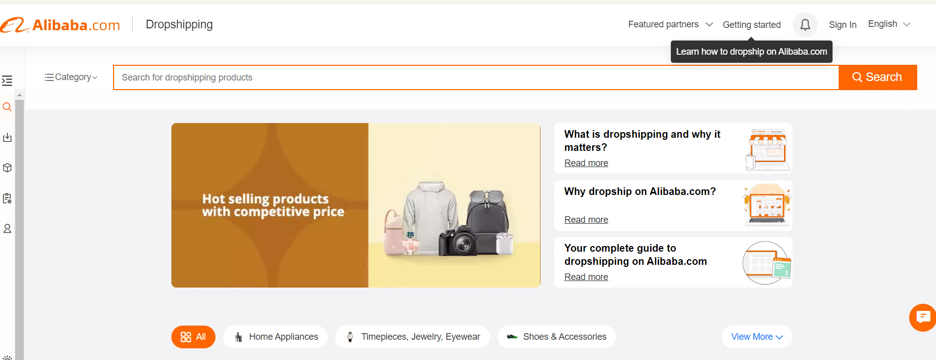 Alibaba branded dropshipping