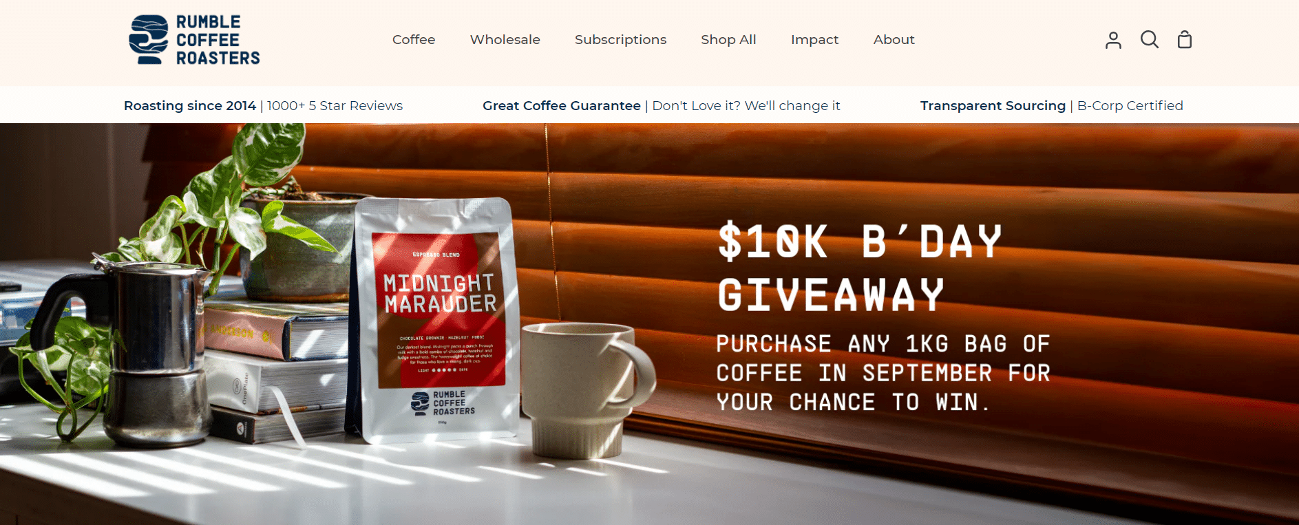 Rumble Coffee supplier in Australia