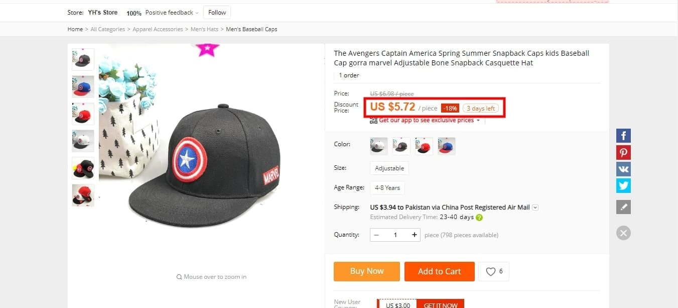 Avengers Cap