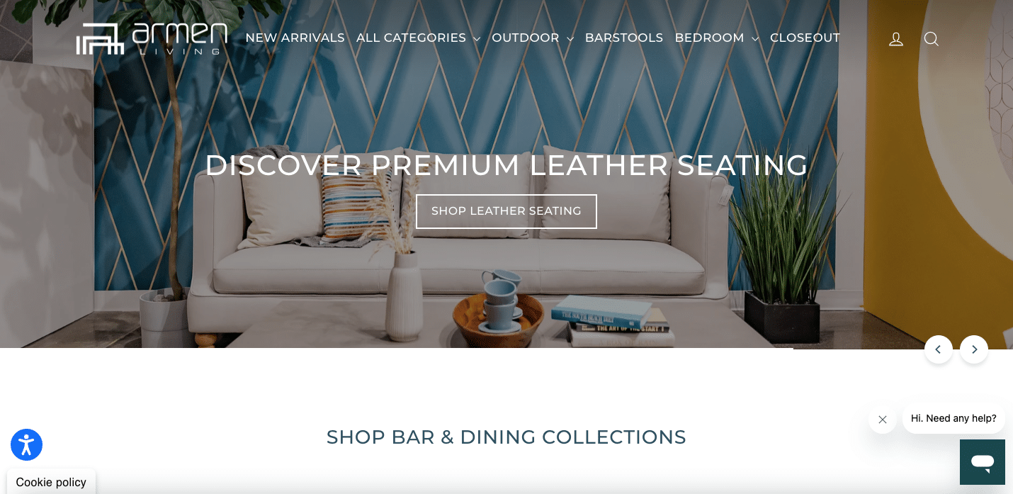 Armen Living is a high-ticket Wayfair dropshipping supplier