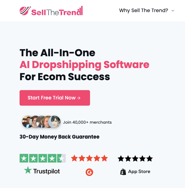 Transform your dropshipping store with Sell The Trend