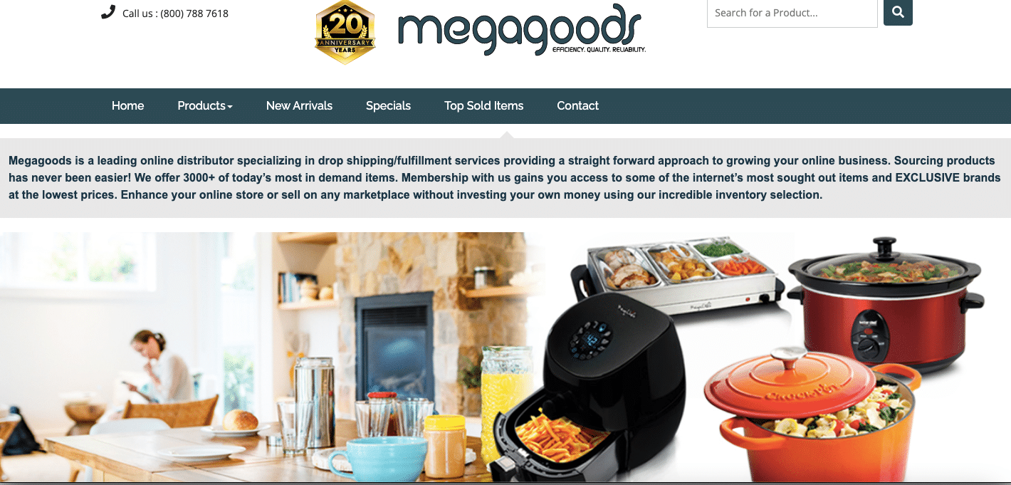 Megagoods is a trusted supplier to top quality products for over 20 years